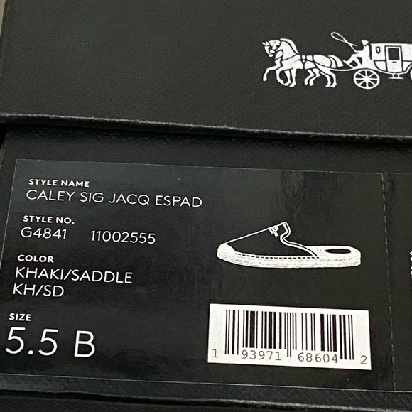 Coach Caley Espadrilles size US 5.5 - Picture 7 of 7